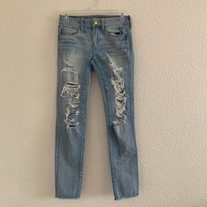 American Eagle Outfitters Distressed Skinny Jeans